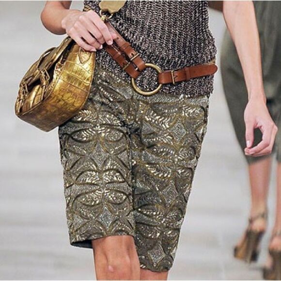 Ralph Lauren Collection Spring 2009 Embellished Bermuda Shorts - Picture 1 of 17